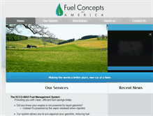 Tablet Screenshot of fuelconcepts.com